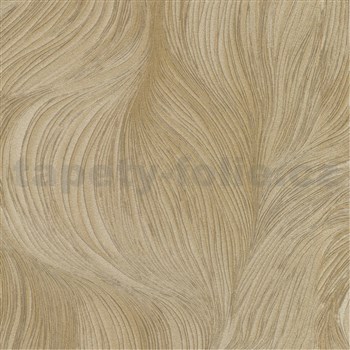 Vliesové tapety na stenu GMK Fashion for walls  5 jemné vlnovky zlaté
