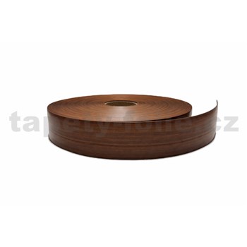Podlahová lemovka z PVC samolepiace orech tmavě hnedý 5,3 cm x 30 m