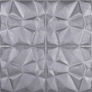 Samolepiace penové 3D panely rozmer 70 x 69 cm, diamant strieborný