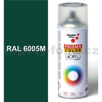 Sprej zelený matný 400ml, odtieň RAL 6005 farba machovo zelená matná