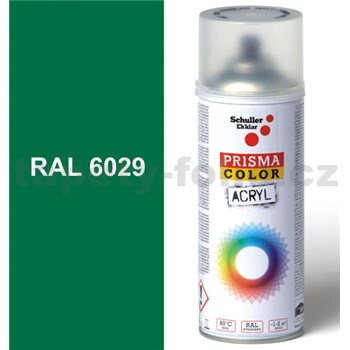 Sprej zelený lesklý 400ml, odtieň RAL 6029 farba mätovo zelená lesklá