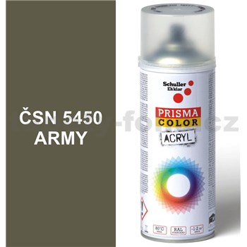 Sprej khaki armádní 400ml odtieň ČSN5450 farba khaki armádní