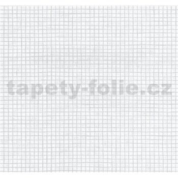 Vinylové tapety na stenu Easy Wall mozaika biela s leskom - POSLEDNÉ KUSY
