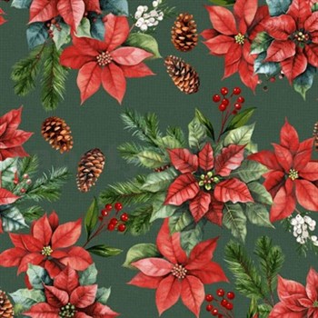 Obrus metráž vianočný motív IX.-POSLEDNÉ METRE