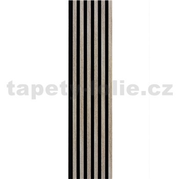 Akustické dekoračné panely dub sonoma 3D lamely na filcovom podklade 250 x 30 cm - POSLEDNÉ KUSY