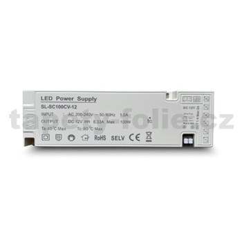 100W LED napájací zdroj, určený pre napájenie až 4 akustických panelov