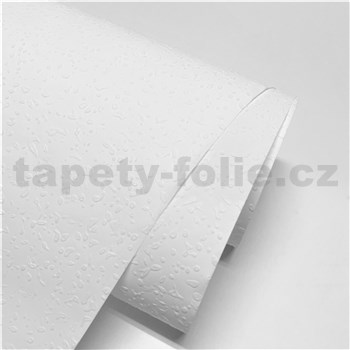 Vliesové pretieratelné tapety na stenu IMPOL biela omietkovina s jemnou štruktúrou - MEGA ROLL návin