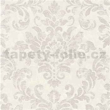 Vliesové tapety na stenu Pop Style barokový vzor krémovo-ružový