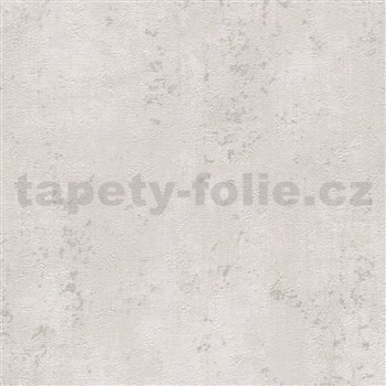 Vliesové tapety na stenu IMPOL Titanium 3 betón svetlo hnedý so striebornou patinou