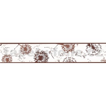 Samolepiaca bordúra púpavy hnedé 5 m x 5,8 cm