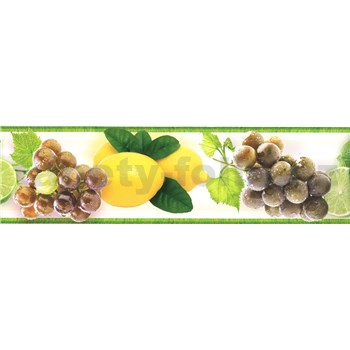 Samolepiace bordúry ovocie žlto-zelené 5 m x 8,3 cm