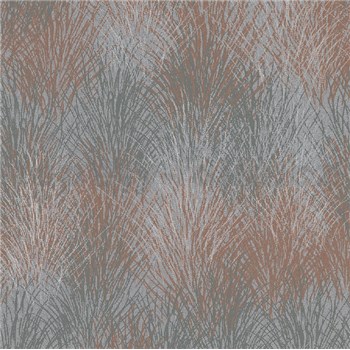 Vliesové tapety na stenu Collage tráva sivo-bronzová