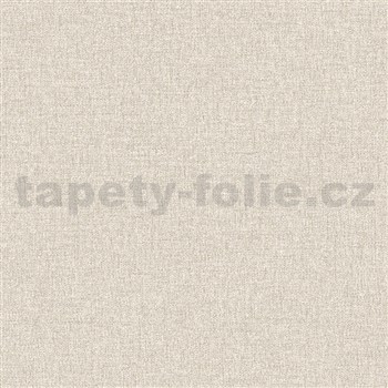 Vliesové tapety na stenu IMPOL Collection textilná štruktúra svetlo hnedá