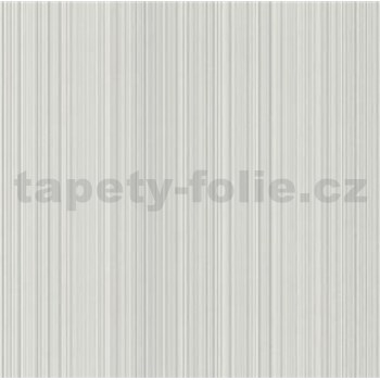 Vliesové tapety na stenu Collection 2 jemné prúžky sivé