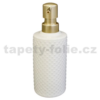 Dávkovač mydla BARCELONA WHITE/GOLD