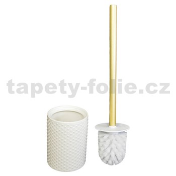 WC štetka BARCELONA WHITE/GOLD - POSLEDNÉ KUSY