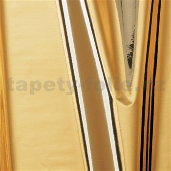 Samolepiace tapety zlatá lesklá, metráž, šírka 67,5 cm, návin 15m,