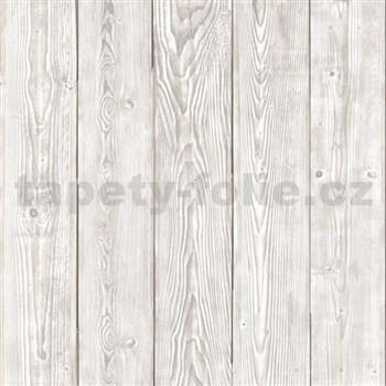 Samolepiaca tapeta staré drevo sivé  - 45 cm x 15 m