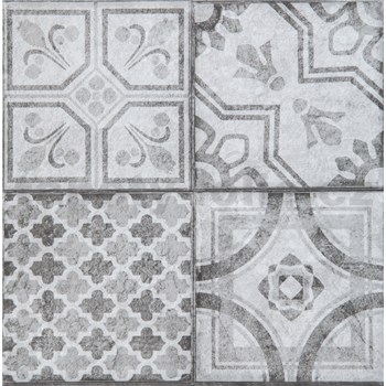 Vinylové samolepiace podlahové štvorce Classic Maroccan sivý rozmer 30,5 cm x 30,5 cm