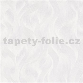 Vliesové tapety na stenu Elle Decoration vlnovky krémovo biele