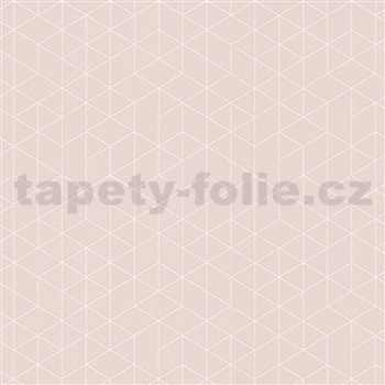 Vliesové tapety na stenu Scandinja skandinávsky design ružový - POSLEDNÉ KUSY