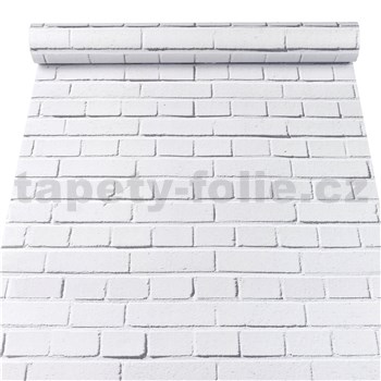 Samolepiace tapety obklad sivý s čiernou škárou 45 cm x 10 m