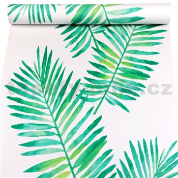 Samolepiace tapety palmové listy 45 cm x 10 m
