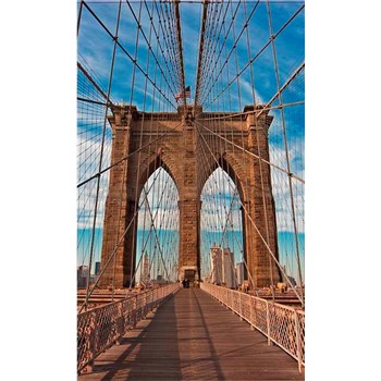 Vliesové fototapety Brooklyn Bridge rozmer 150 cm x 250 cm