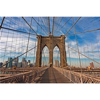 Vliesové fototapety Brooklyn Bridge rozmer 375 cm x 250 cm