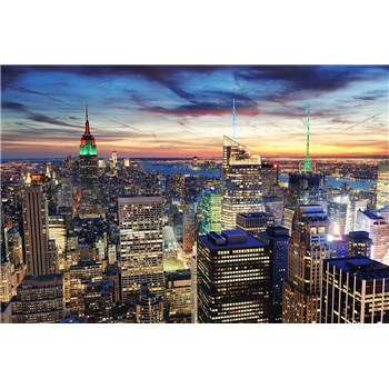 Vliesové fototapety New York mrakodrapy rozmer 375 cm x 250 cm