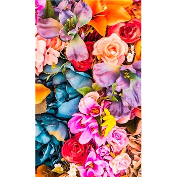 Vliesové fototapety vintage kvety rozmer 150 cm x 250 cm
