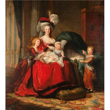 Vliesové fototapety Marie Antoinette - Vigeé Le Brun rozmer 225 cm x 250 cm