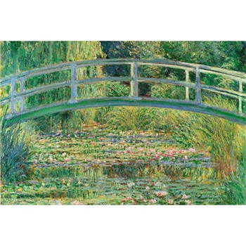 Vliesové fototapety Water lily pond - Calude Oskar Monet rozmer 375 cm x 250 cm