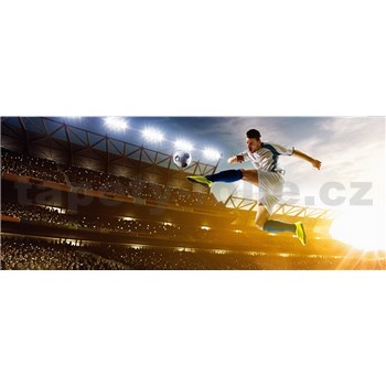 Vliesové fototapety futbalový hráč rozmer 375 cm x 150 cm