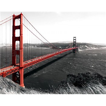Vliesové fototapety Golden Gate Bridge, rozmer 208 x 146 cm