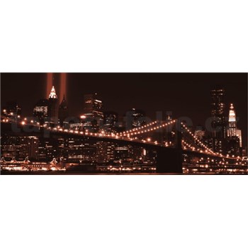 Vliesové fototapety Brooklyn Bridge rozmer 250 cm x 104 cm