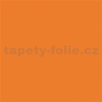 Samolepiace tapety - oranžová lesklá, metráž, šírka 67,5 cm, návin 15m,