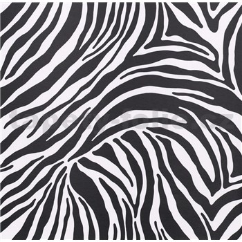 ZVYŠKOVÁ METRÁŽ samolepiace tapety - zebra 90 cm