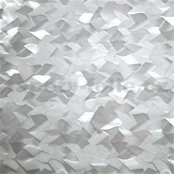 Statická fólie transparentné 3D Waves - 45 cm x 15 m - AKCIA