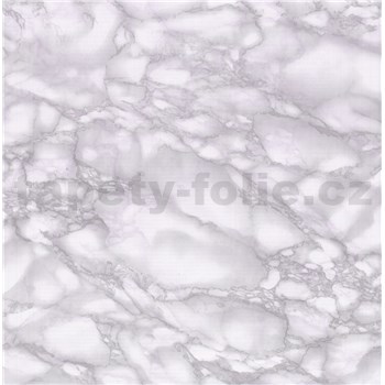 Samolepiace tapety - mramor Carrara sivo-fialový 90 cm x 2 m (cena za kus)