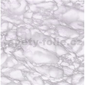 Samolepiace tapety mramor Carrara šedomodrá 90 cm x 15 m
