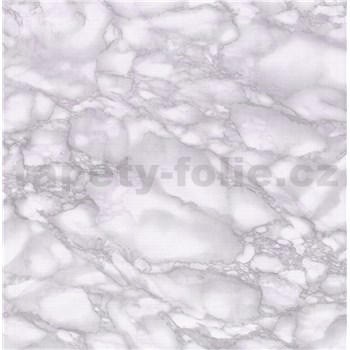 Samolepiace tapety mramor Carrara sivo-modrá  45 cm x 15 m