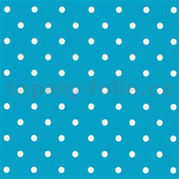 Samolepiace tapety bodky modré 45 cm x 15 m - POSLEDNÉ METRE
