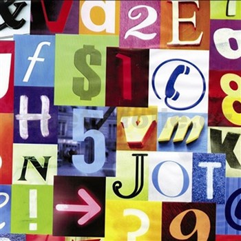 Samolepiace tapety písmená 45 cm x 15 m