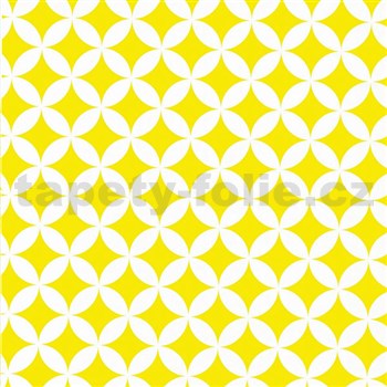 Samolepiace tapety Elliot žltý 45 cm x 15 m