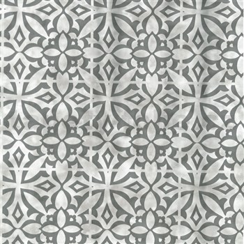 Samolepiace fólie ornamenty sivé - 45 cm x 15 m