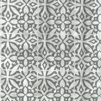 Samolepiace tapety ornamenty sivé - 45 cm x 15 m