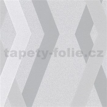 Vliesové tapety na stenu IMPOL Giulia 3D hrany svetlo sivé