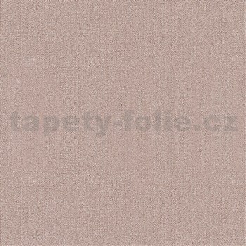 Vliesové tapety na stenu IMPOL Giulia jednofarebná s textilnou štruktúrou hnedočiervená - POSLEDNÉ K