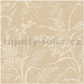 Vliesové tapety na stenu IMPOL Prairie motív lúčnych tráv béžový